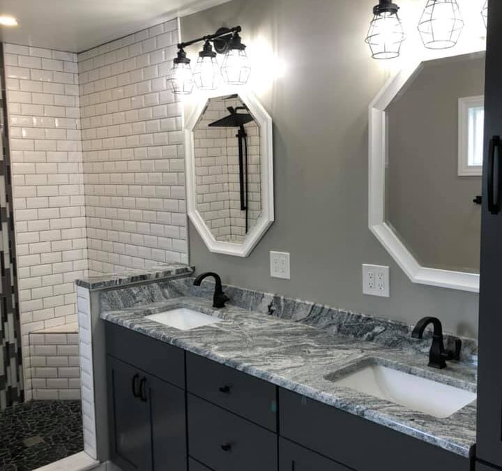 Modern Bathroom Remodel by Ion Construction Co.